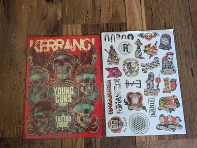 Kerrang! 1574 The Tattoo Issue Godmachine Cover, 26 Stick-On Tattoos, BMTH - Image 1 of 4