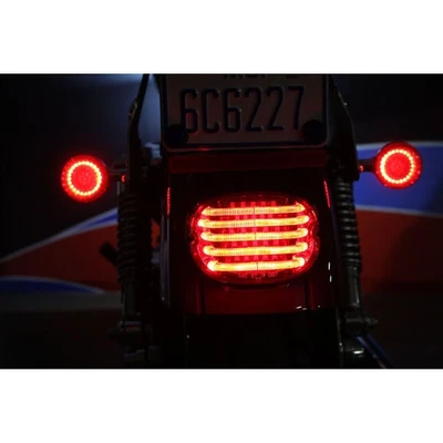 Taillight - without License Plate Illumination Window - Smoke PB-TL-LP-S - Image 1 of 4