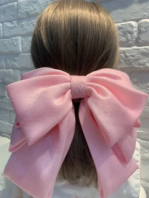 Fashion Big Bow Hairpin Women's Bows Hair Accessories Long Ribbon Hair Clip Bow - Image 1 of 4