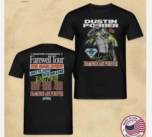Camiseta Dustin Poirier Merch The Farewell Tour 2025 - Imagen 1 de 5