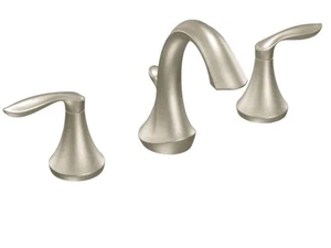 Moen Eva TV6420BN Widespread Bathroom Faucet Trim & Valve - Brushed Nickel - Picture 1 of 7