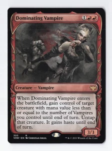 Dominating Vampire Showcase Regular Rare Innistrad Crimson Vow MTG Karte NM - Bild 1 von 2