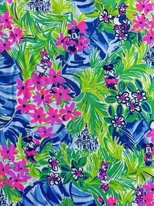 ~ Lilly Pulitzer Fabric Cotton Jersey- Girls Mikki , 18”x30”# 288 - Picture 1 of 3