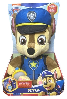 PAW Patrol Snuggle Up Chase Plush • Lights, Sounds & Lullabies • Spin Master Toy - Image 1 of 4