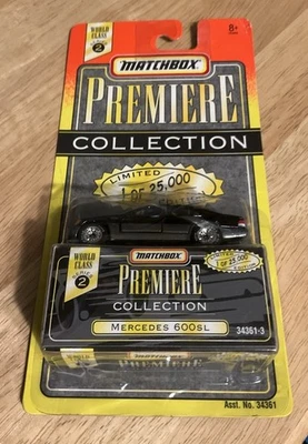 1996 Matchbox World Class Series 2 Premiere Collection Mercedes 600SL - New - Image 1 of 2