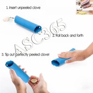 Silica Gel Garlic Peeler Blue or Pink(Random Delivery) Kitchen Tool Simple Easy - Picture 1 of 2