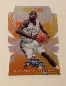 2013/14 Crusade TYREKE EVANS Orange Die Cut #40/99 Made Pelicans #270 Panini