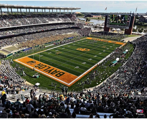 Baylor Bears Unsigned McLane Stadium Photograph Cover