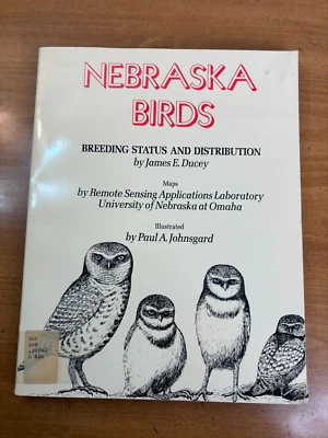 Nebraska Birds Breeding Status and Distribution - 1989 Paperback - Ex Library - Image 1 of 4