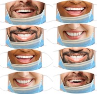 Hot Funn Reusable Adult Unisex Washable Facemask human face Half Face Mouth Mark