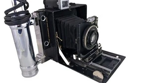 LINHOF 9X12 STANDARD PRECISION CAMERA, ZEISS TESSAR 13.5cm F4.5 FREE SHIPPING - Picture 1 of 16