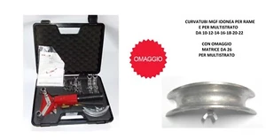 CURVATUBI PIEGATUBI RAME E MULTISTRATO  MM 10 12 14 16 18 20 22 26  MGF - Foto 1 di 1