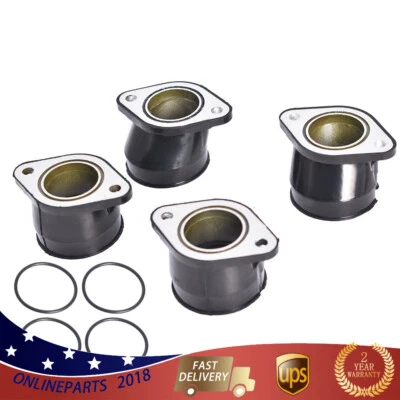 Carburetor Adapter Holder Intake Manifold Boots for Kawasaki ZR750 Zephyr ZR-7S - Image 1 of 4