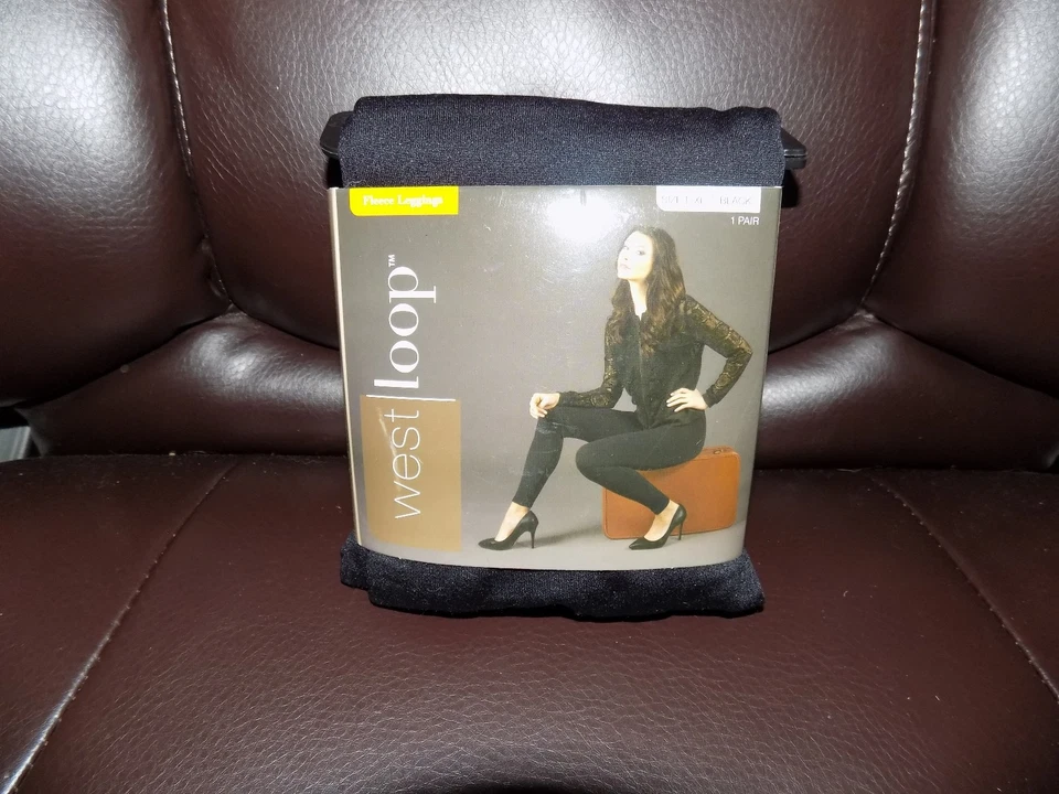 West Loop Fleece Leggings Black Size L/xl 1 Pair