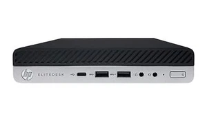 HP EliteDesk 800 G3 Mini Desktop | i5-7600@3.50GHz | 8GB RAM | 256GB | Win 11 - Afbeelding 1 van 5