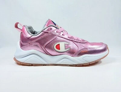 Champion 93 Eighteen Cuero Rosa Metálico Brillante Talla 6Y / Mujer 7.5-8M Foto 1 de 4