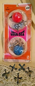 JACK SET 1968 ELDON INDUSTRIES TWIN JACKS 5 LOOSE STOCK NO 761 POOR PKG AS IS. - Picture 1 of 15