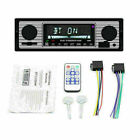 12V Car FM Retro Radio Player Bluetooth Stereo MP3 USB SD AUX Audio + Remote Kit