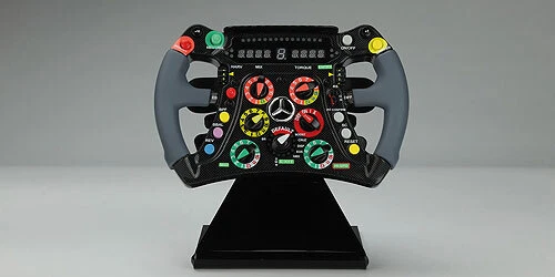 1:2 Mercedes-AMG Petronas W03 F1 Lenkrad 2012 - Michael Schumacher - L... - Bild 1 von 1