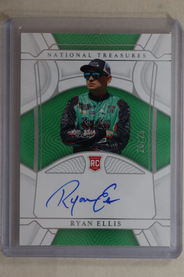 Ryan Ellis - 2022 National Treasures Racing NASCAR On Card Autograph #20/25 - Image 1 of 1