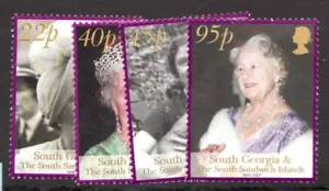 2002 South Georgia & South Sandwich Is. Sc# 281-84 Queen Mother Memorial. MNH - Picture 1 of 1