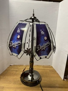 La Dodgers MLB 3-Wege Touch Lampe 23" hoch 6 Glasscheiben 9" Neu kostenloser Versand - Bild 1 von 10
