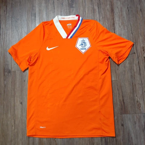 HOLLAND 2008 2010 HOME SHIRT NEDERLAND JERSEY FOOTBALL SOCCER NIKE 265674-815 S Cover