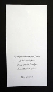 Card Inserts Religious Christmas Greeting - 5"x 5" (Landscape) Pk 20 - Picture 1 of 4