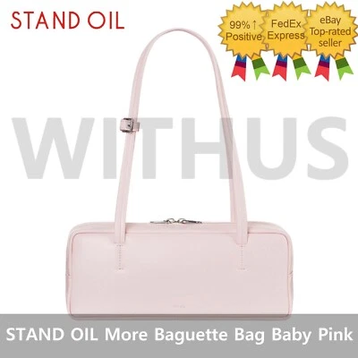 STAND OIL More Bolso Baguette Bebé Rosa Mujer Bolso de Hombro - Seguimiento_ Foto 1 de 4
