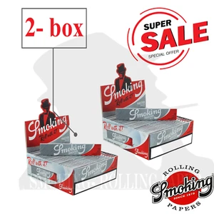2 x Cartine Smoking® Master King Size Slim - Da 2x 50 Libretti - Imagen 1 de 2