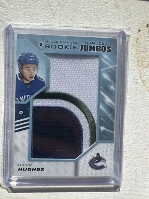 UD Black Diamond 2019/20 - Rookie Team Logo Jumbos - Quinn Hughes - Image 1 of 2
