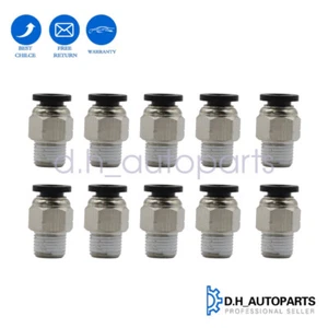 10PC Quick 1/4" OD Tube X 1/8" NPT Pneumatic Fitting Push To Connect Air Fitting - Picture 1 of 7