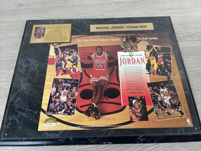 Sello de oro cubierta superior placa conmemorativa Michael Jordan 1994 edición limitada Foto 1 de 4