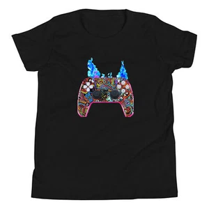 Gamer Flame Youth T-Shirt (Unisex) - Picture 1 of 28