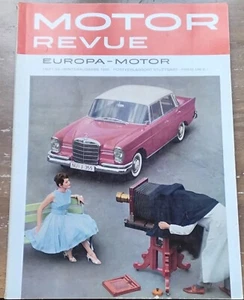 Seltene Zeitschrift Auto Motor Revue Europa-Motor Winter1959 Nr.32 Versuche und Werbung Vintage - Bild 1 von 6