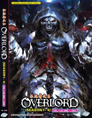 *ANIME* DVD OVERLORD SEASON 1-4 VOL.1-52 END + OVA ENGLISH DUBBED REGION ALL - Image 1 of 4