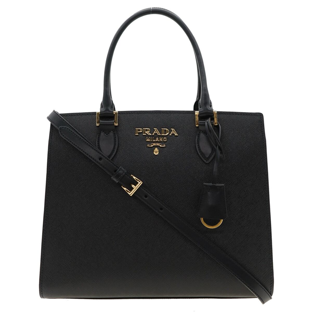 PRADA Saffiano Lux Black Bags & Handbags for Women for sale PRADA Saffiano Lux Black Bags & Handbags for Women for sale