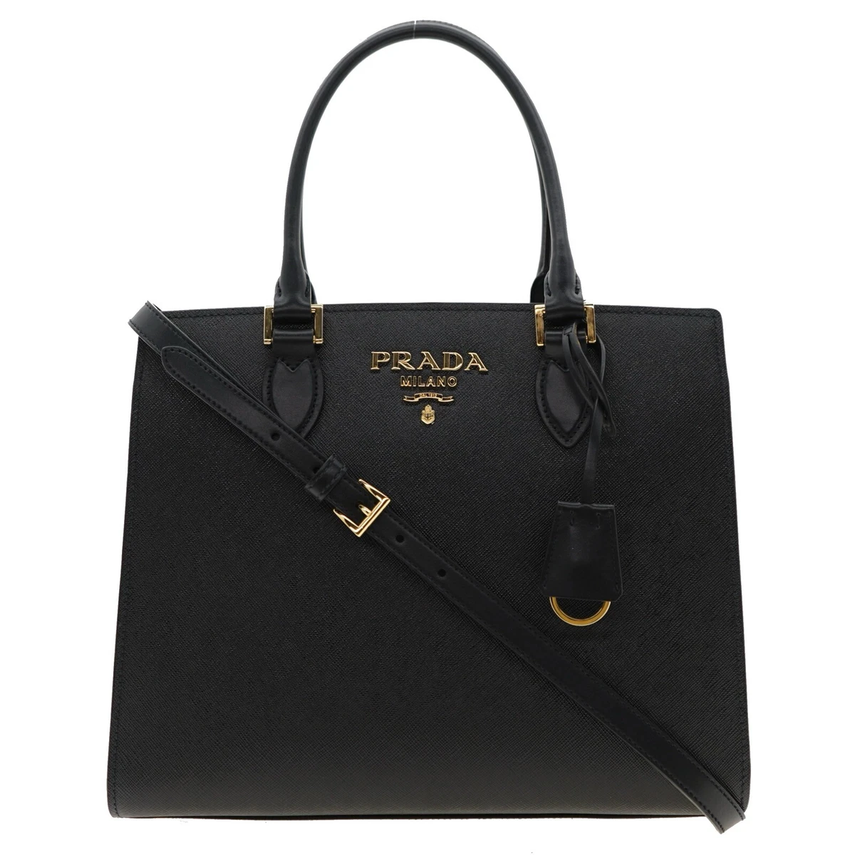 PRADA Saffiano Lux Black Bags & Handbags for Women for sale | eBay