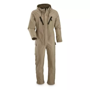 US Military Army Goretex JP-8 Fuel Handlers Coveralls Desert Tan Large New - Picture 1 of 2