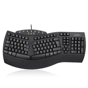 Perixx PERIBOARD-512 DE, Ergonomische USB-Tastatur, schwarz - Bild 1 von 2