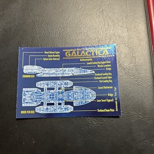 11b Battlestar Galactica 1996 Dart #7 The Ship
