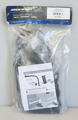 Akron Mounts Slim Grip Ultra 22" Seat Rail Floor Mount for 7.5" Phone Tablet NEW - Image 1 of 3