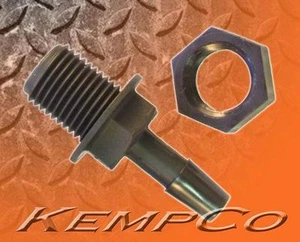 (1) 1/4" Thru Hull Through Panel Connector Fittings HHO Parts Air line Supply - Picture 1 of 3