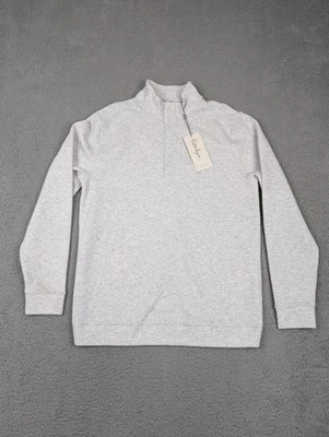 Pullover Walter Hagen Para Hombres Pequeño Gris Brezo Casa Club Peso Medio 1/4 Cremallera Golf Foto 1 de 4