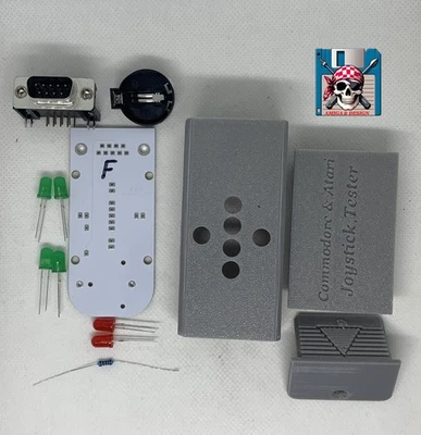 Joystick Tester / Joysticktester Amiga, Atari, C64 , Commodore Dsub 9 selfmade - Bild 1 von 4