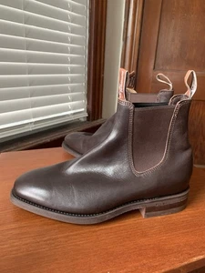 RARE MODEL - WORN 1x | RM WILLIAMS 7X 8 WIDE US TAMBO COMFORT CHELSEA BOOTS  - Picture 1 of 24