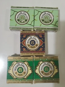 Lot Of 5 Vintage Roger & Gallet 0.9 OZ Perfumed Soap France - Picture 1 of 6