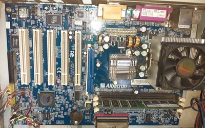 Albatron KX600 Pro Motherboard with AMD Sempron CPU 2800+ 1GB RAM Heatsink, Fan - Image 1 of 4