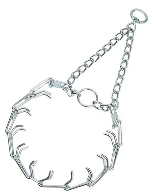 - Collar de entrenamiento Ultra-Plus puntas para perros - Cromo - Tamaño de cuello de 3 mm x 18"; 22" C... Foto 1 de 4
