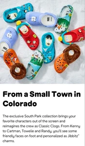 SOUTH PARK CROCS COMPLETE COLLECTION SIZE M11 - Foto 1 di 23